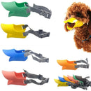 Divertido bozal de silicona con forma de pico de pato para perros – Protector bucal suave para mascotas para prevenir ladridos y mordiscos