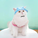 Sombrero de Sol Ajustable para Mascotas para Gatos y Perros Pequeños